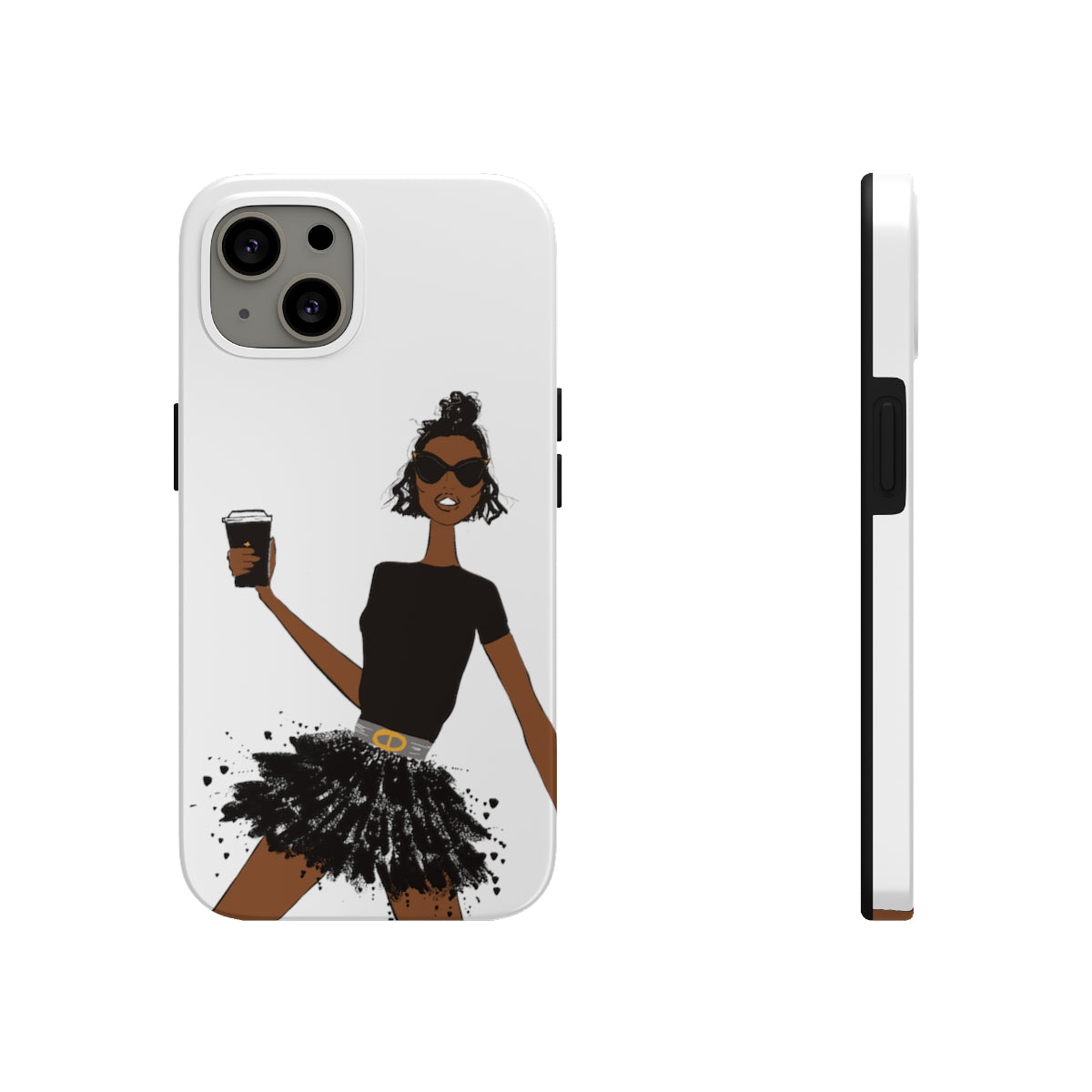 "Morning coffee" phone case