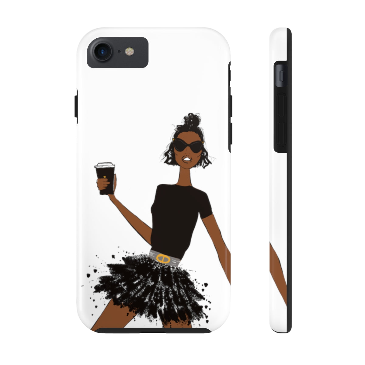 "Morning coffee" phone case