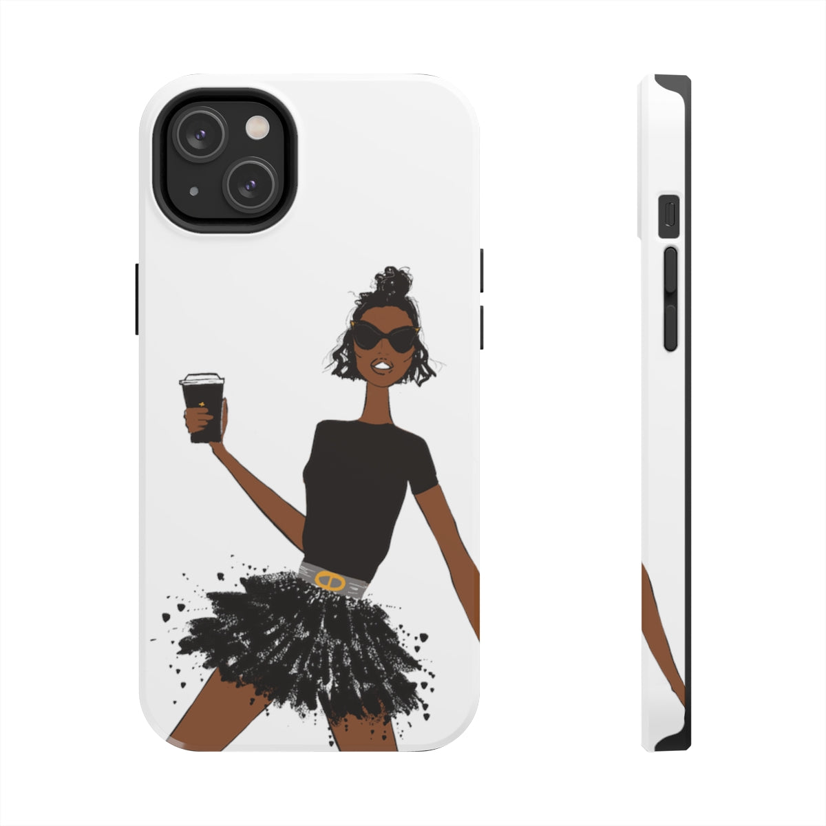 "Morning coffee" phone case