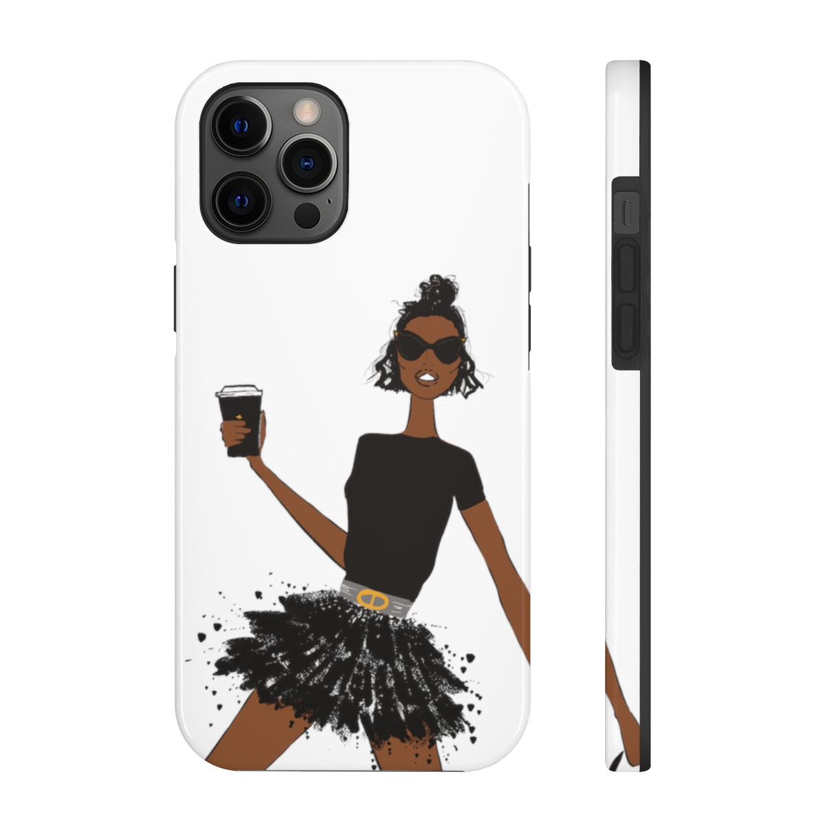 "Morning coffee" phone case