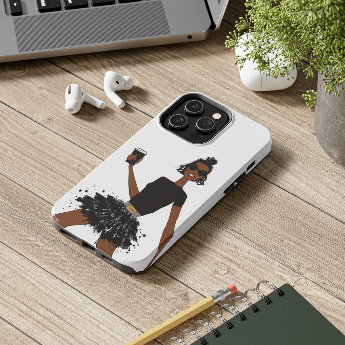 "Morning coffee" phone case