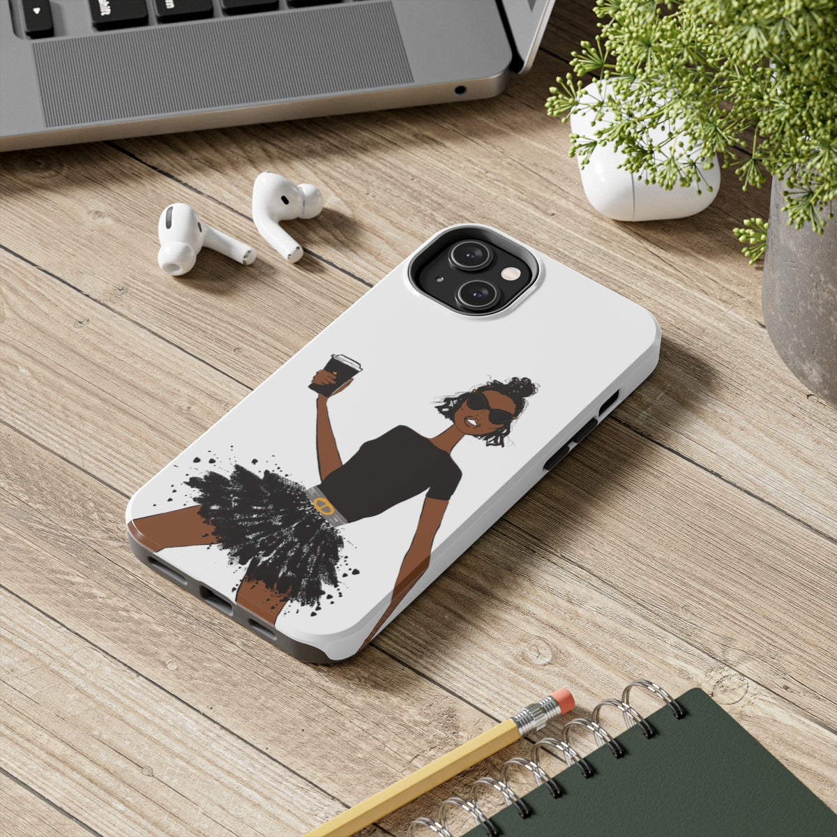 "Morning coffee" phone case