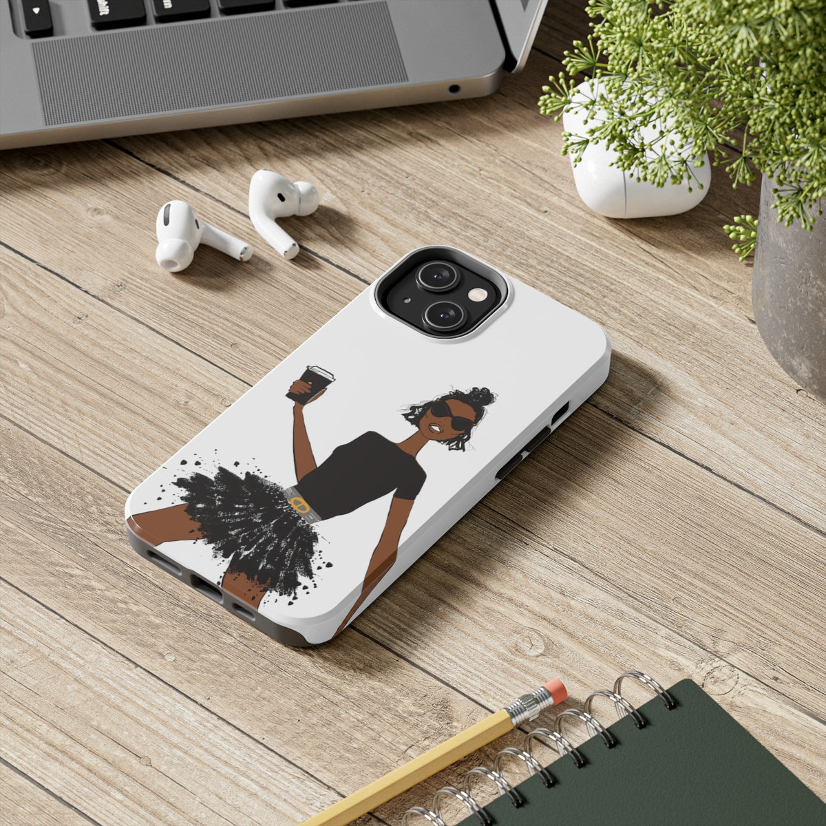 "Morning coffee" phone case