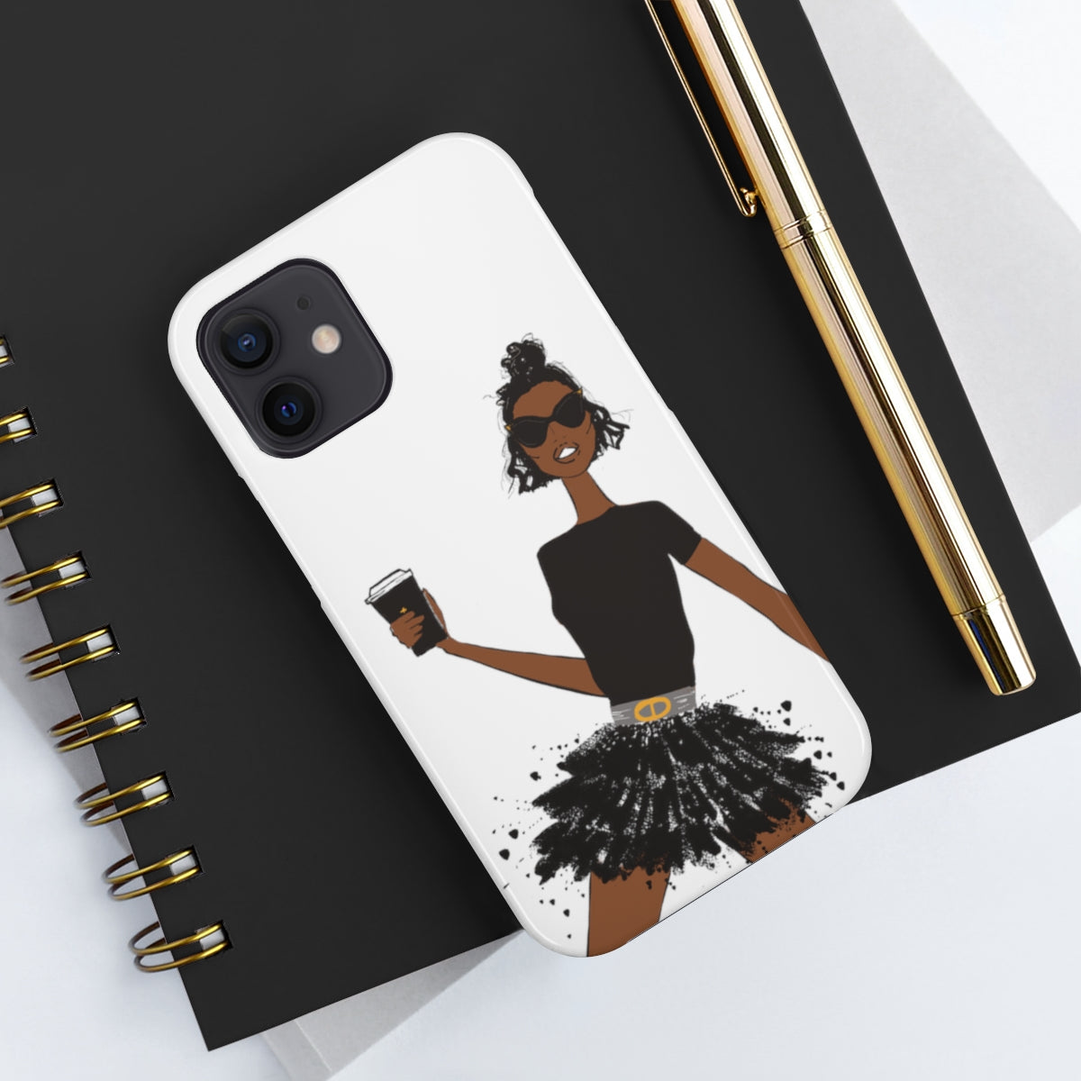 "Morning coffee" phone case