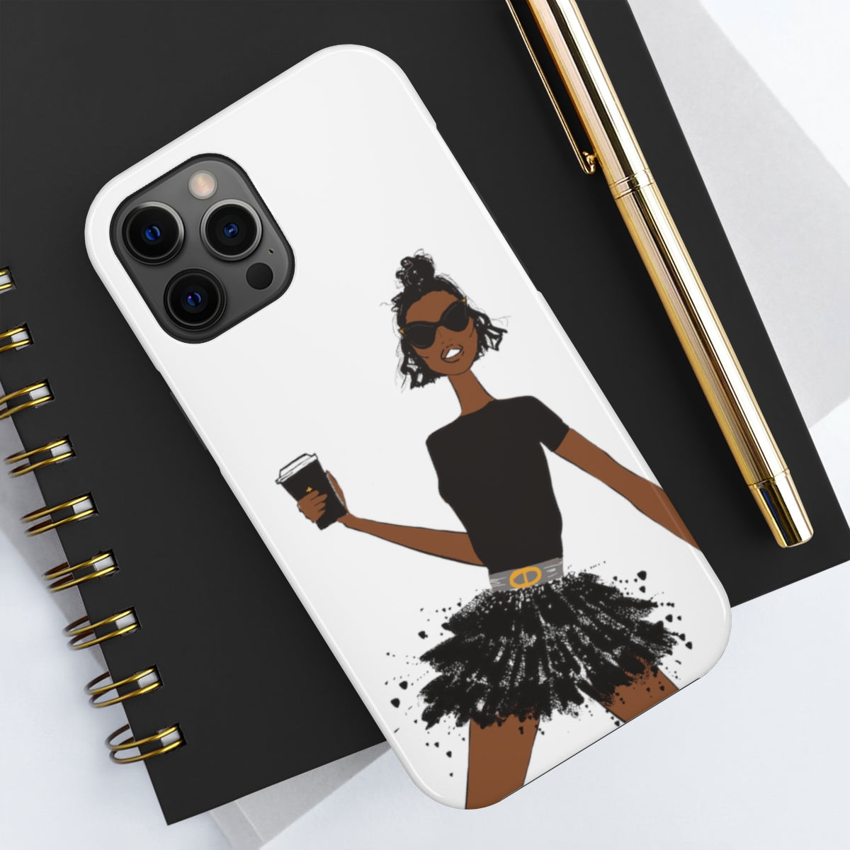 "Morning coffee" phone case