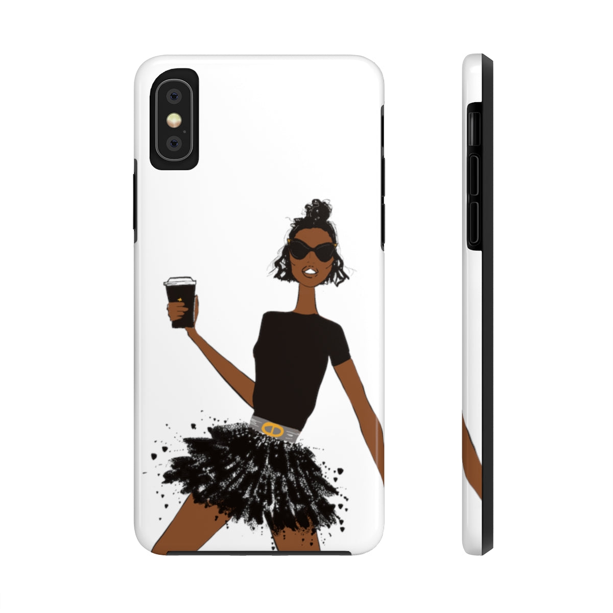 "Morning coffee" phone case