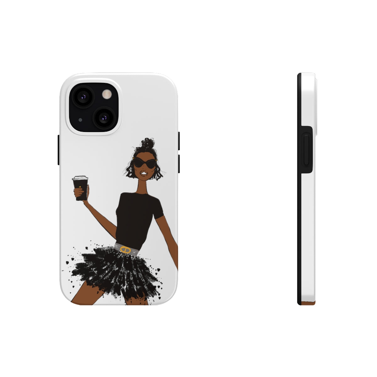 "Morning coffee" phone case