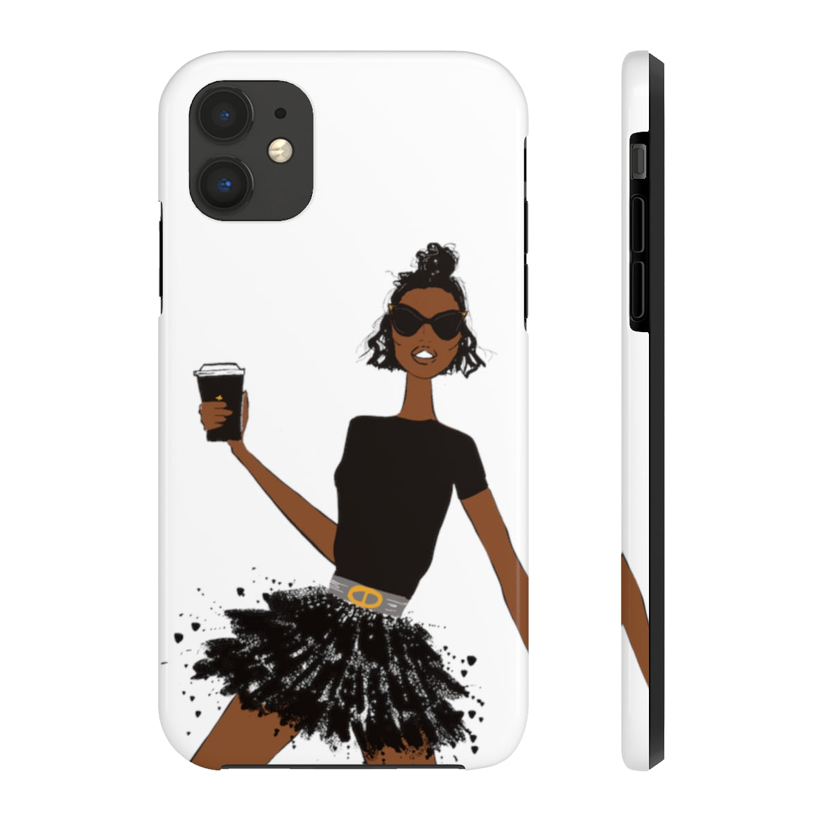 "Morning coffee" phone case
