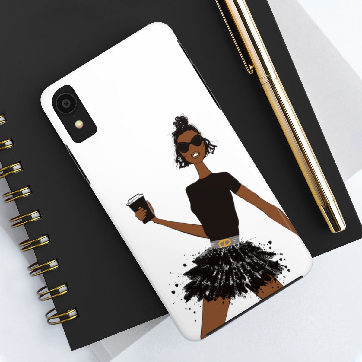 "Morning coffee" phone case