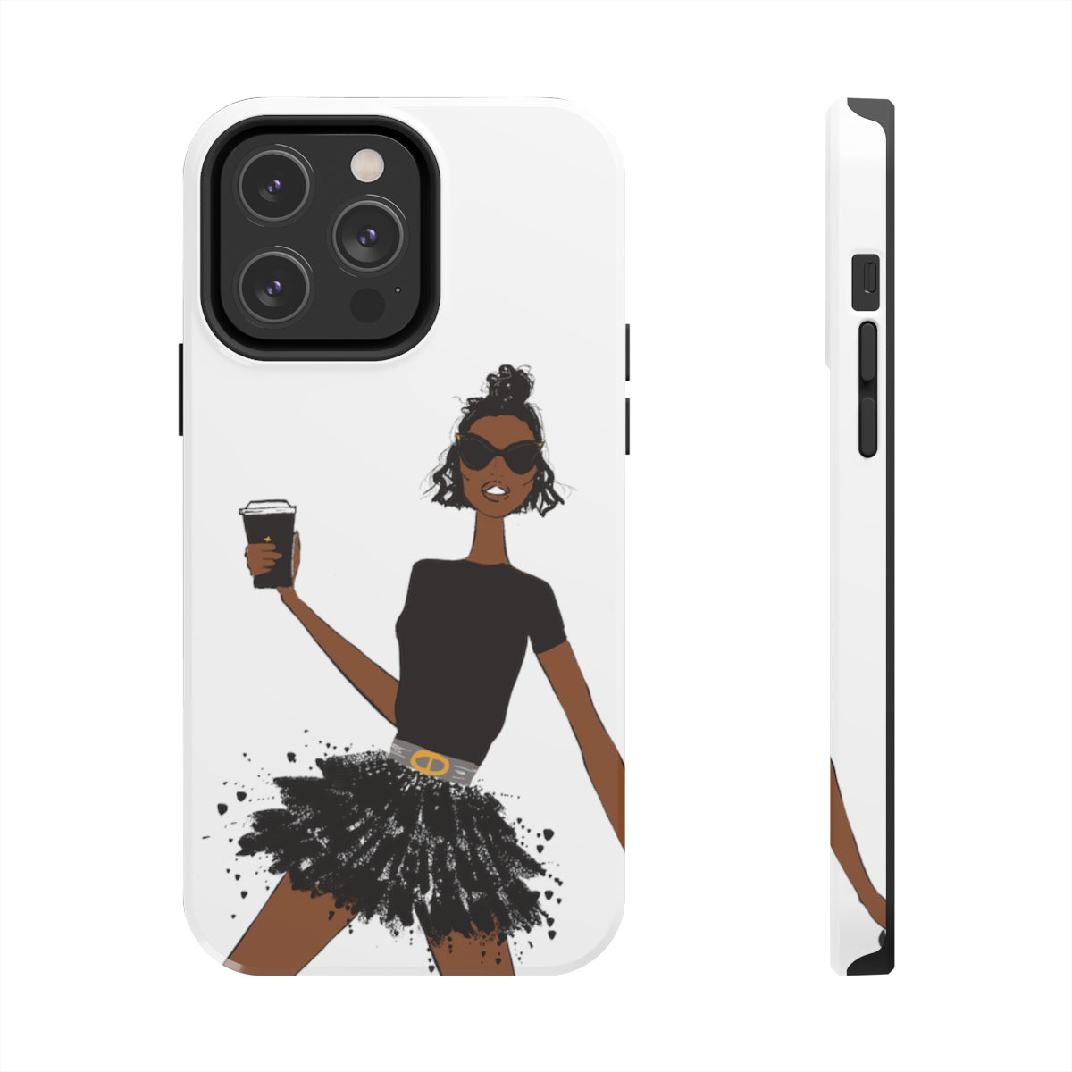 "Morning coffee" phone case