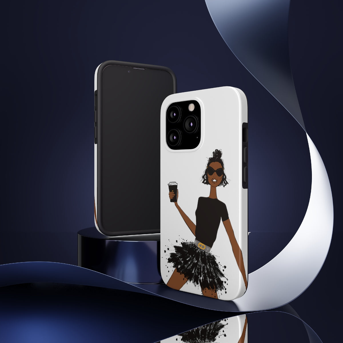 "Morning coffee" phone case