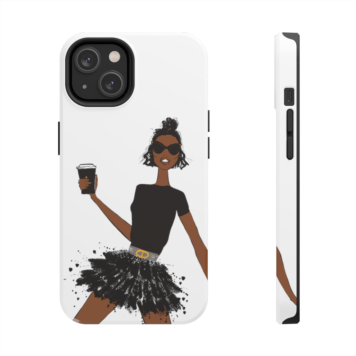 "Morning coffee" phone case