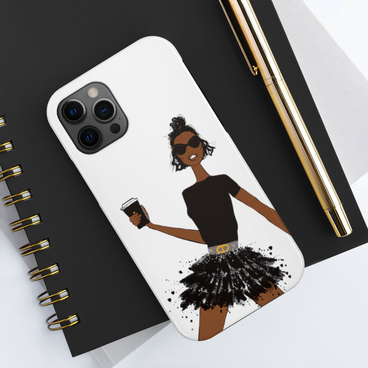 "Morning coffee" phone case