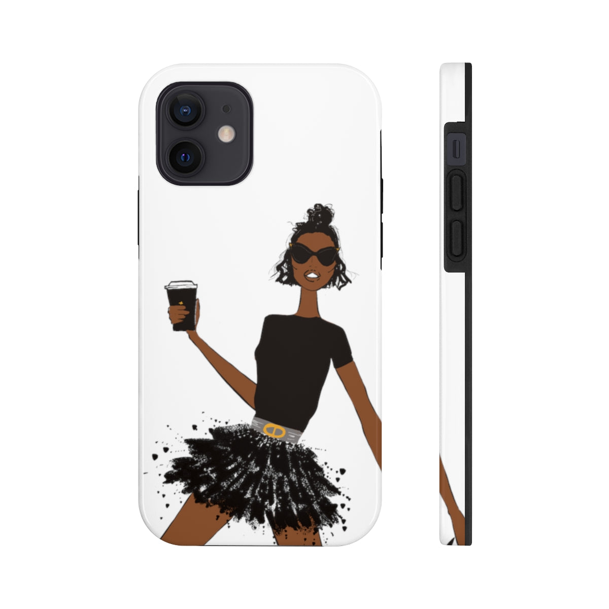 "Morning coffee" phone case
