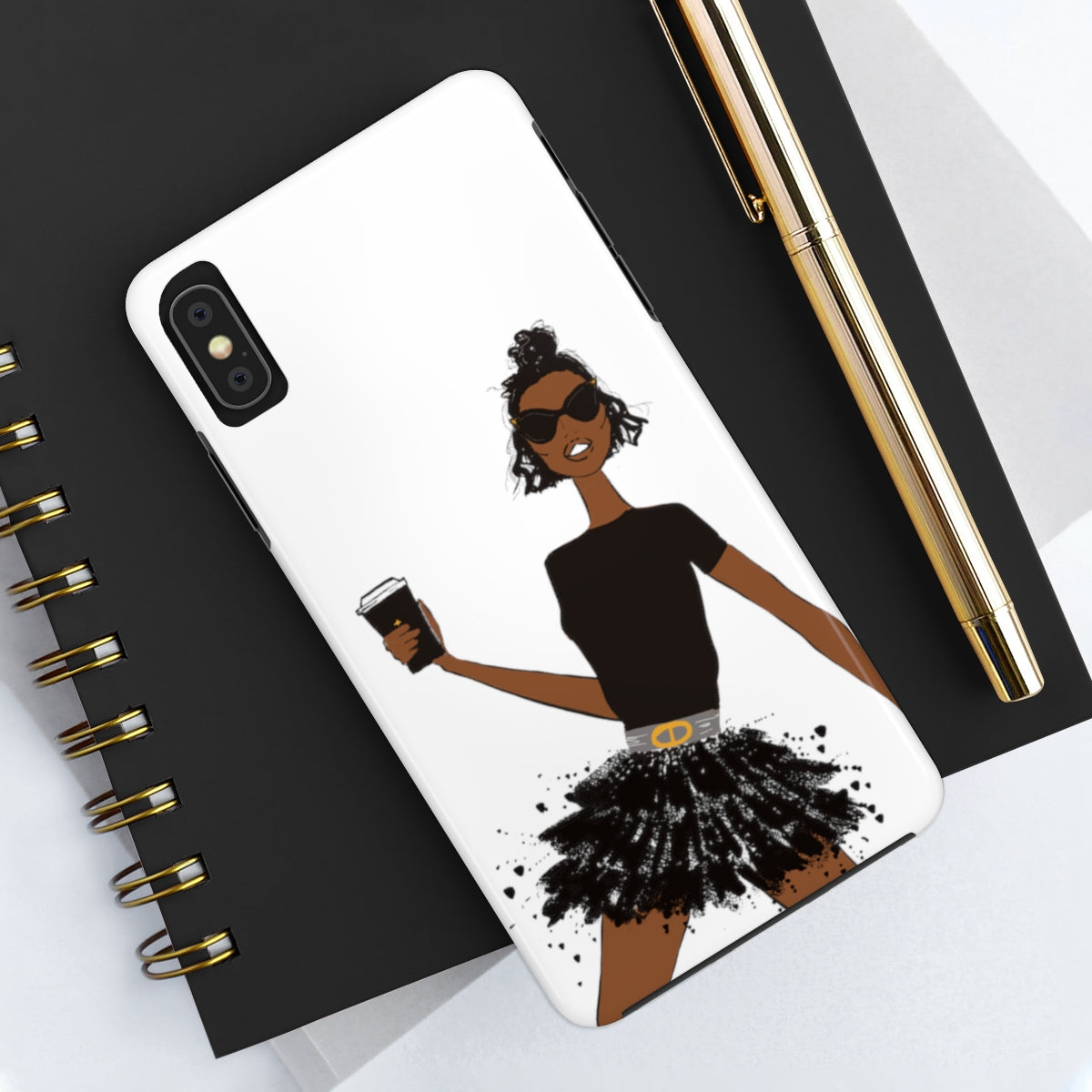 "Morning coffee" phone case