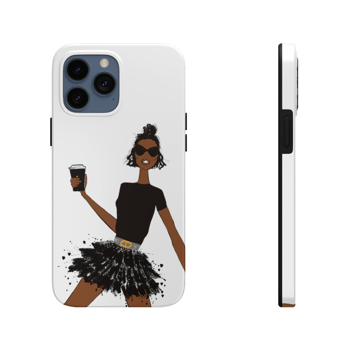 "Morning coffee" phone case
