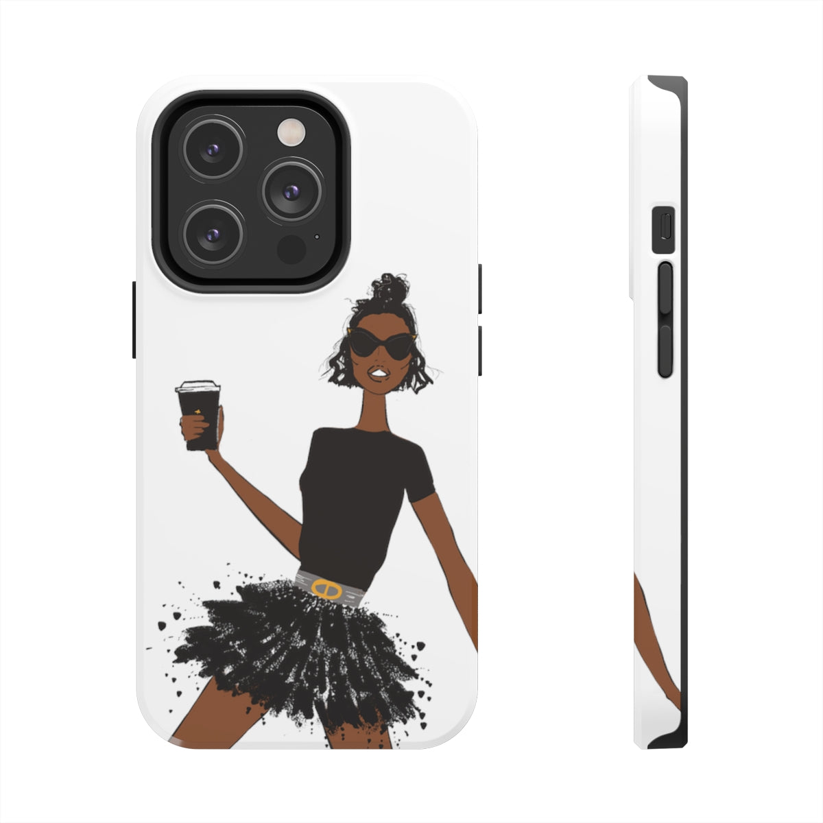 "Morning coffee" phone case