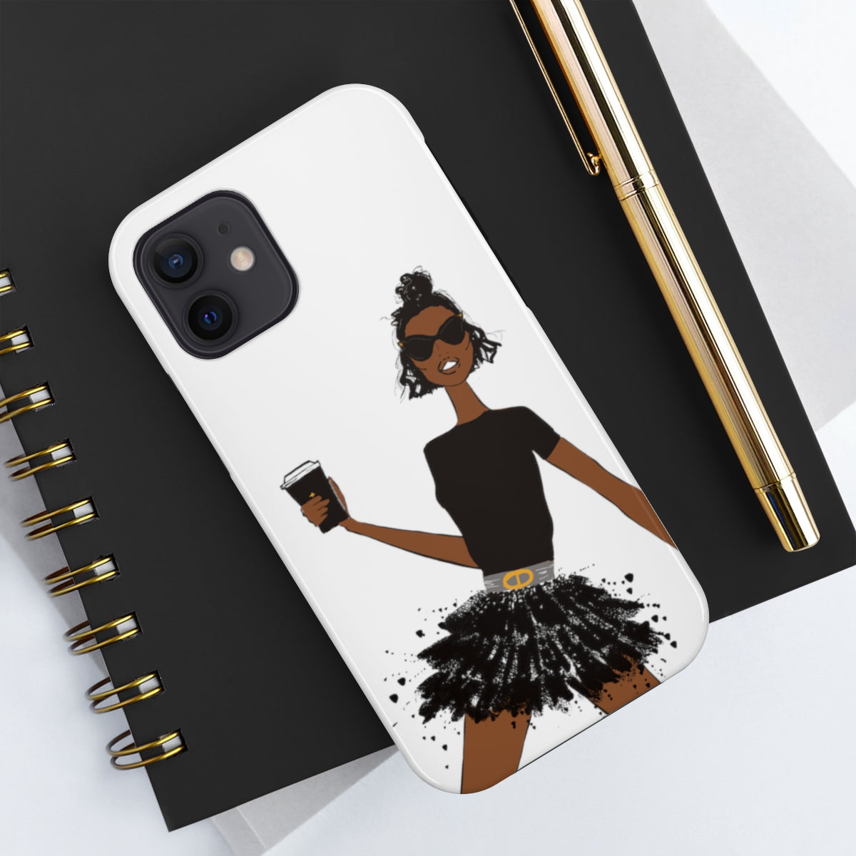"Morning coffee" phone case