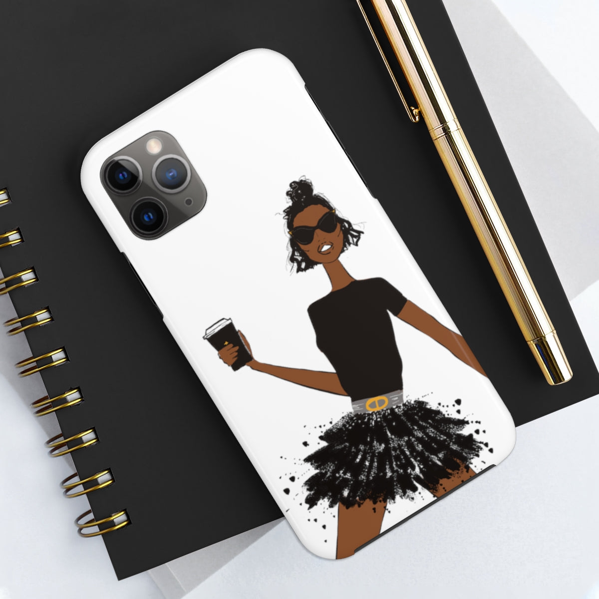 "Morning coffee" phone case