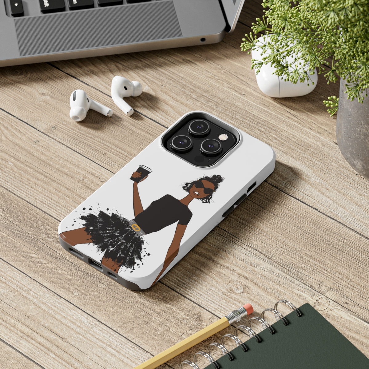 "Morning coffee" phone case