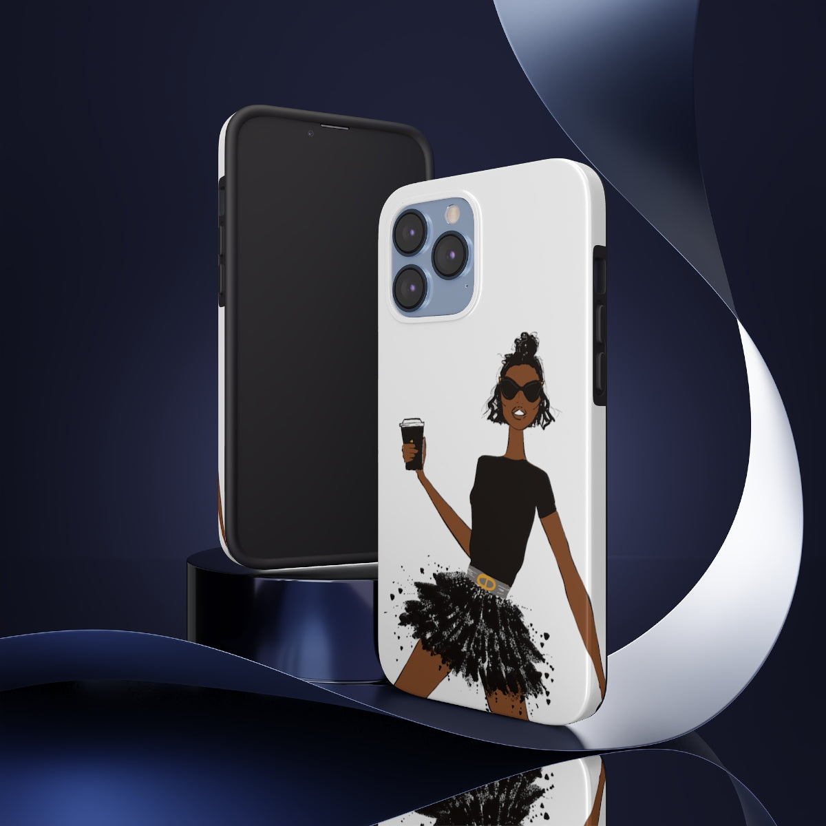 "Morning coffee" phone case