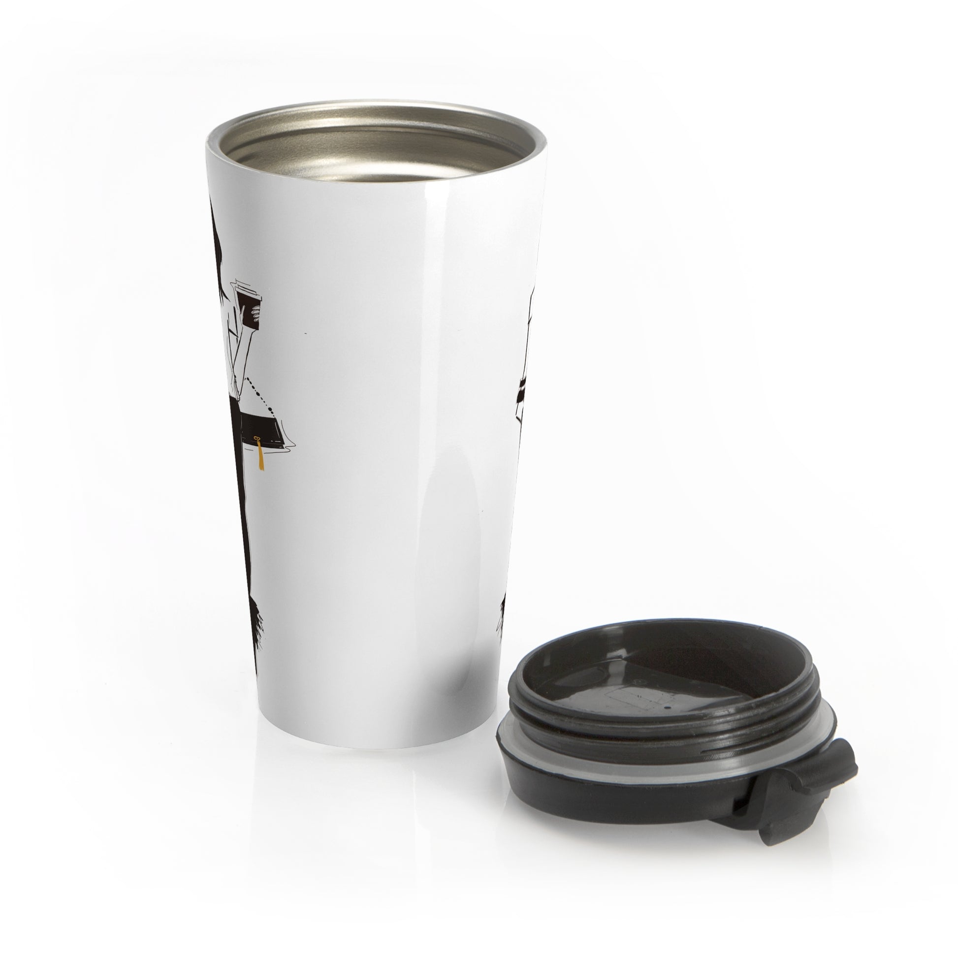 stainless steel eco friendly travel mug 