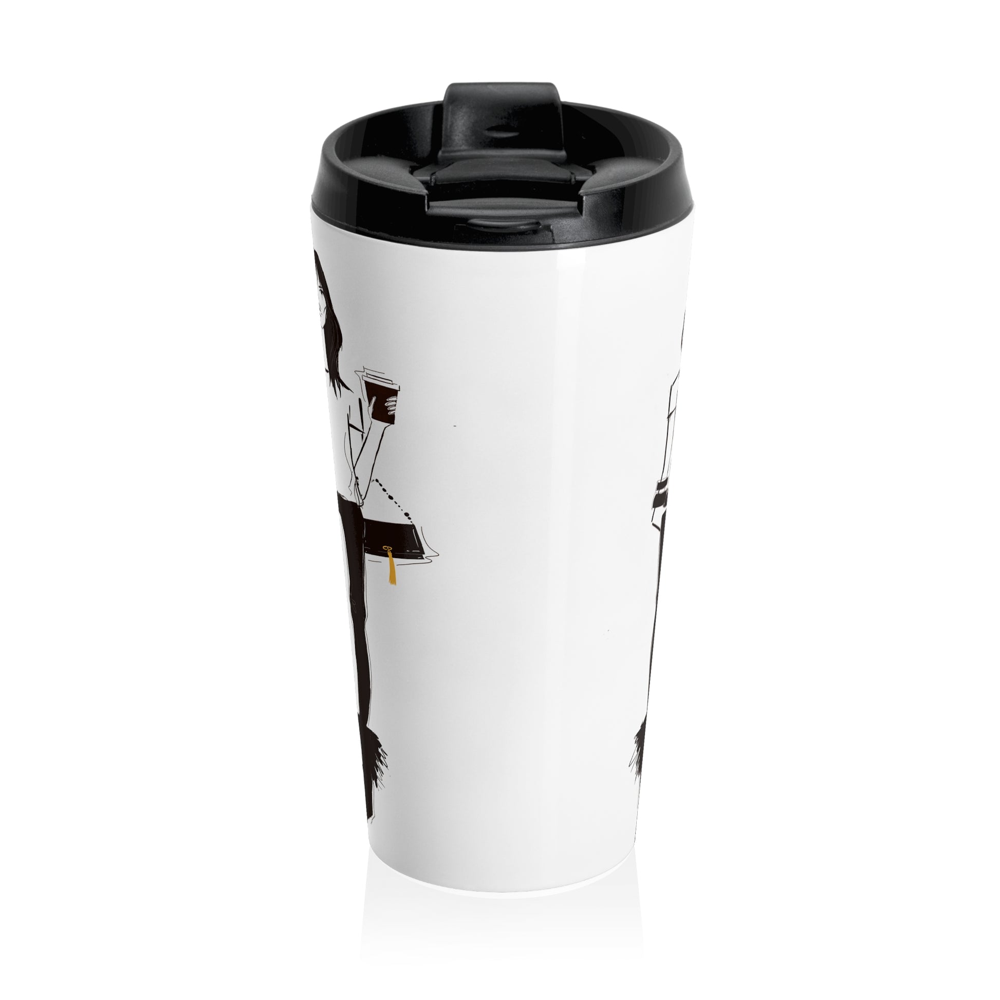 stainless steel eco friendly travel mug 