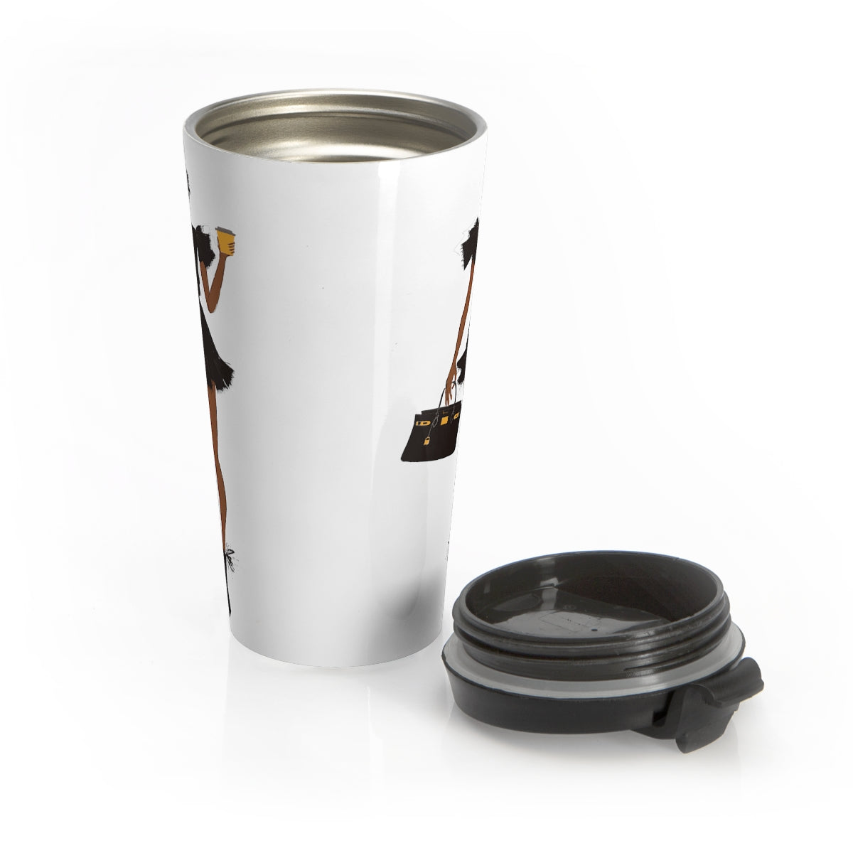 stainless steel eco friendly travel mug 