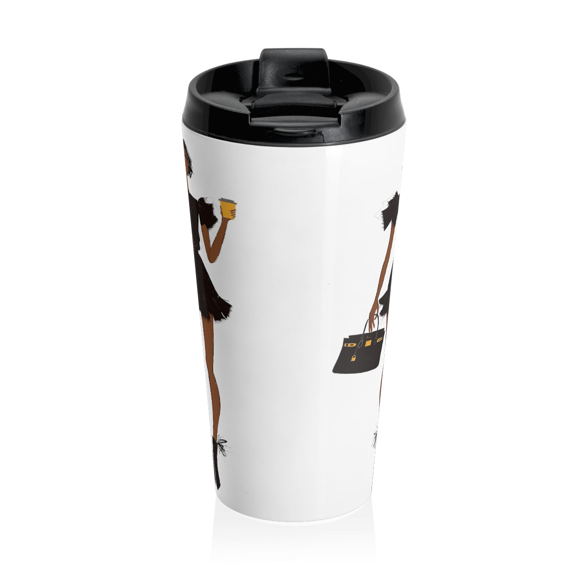 stainless steel eco friendly travel mug 